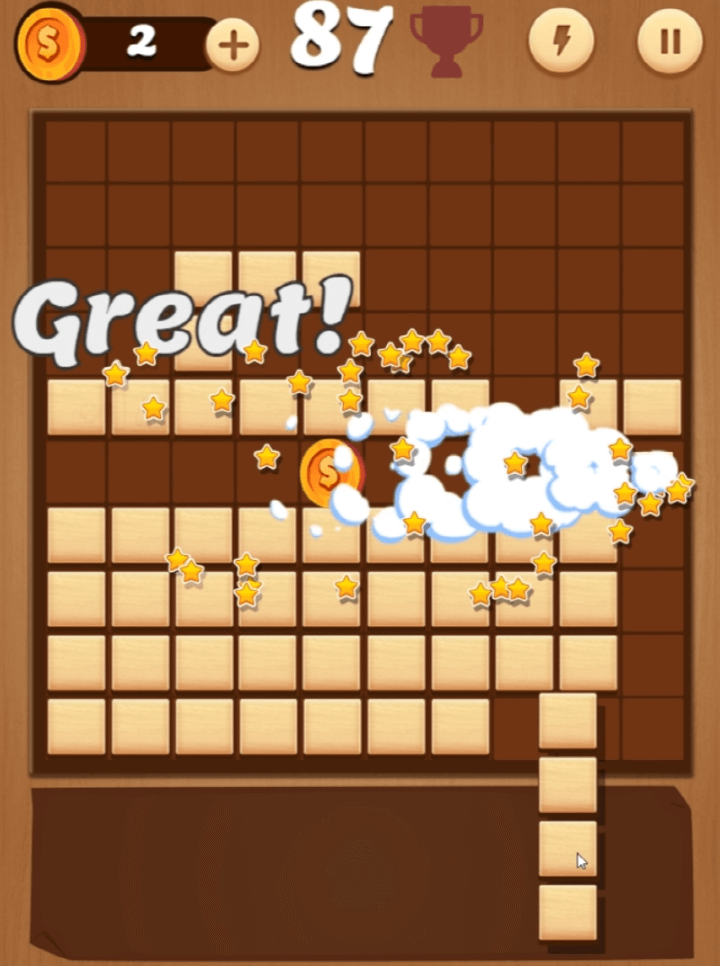 블록을-빈칸없이-맞추고-가로줄을-제거하는-화면