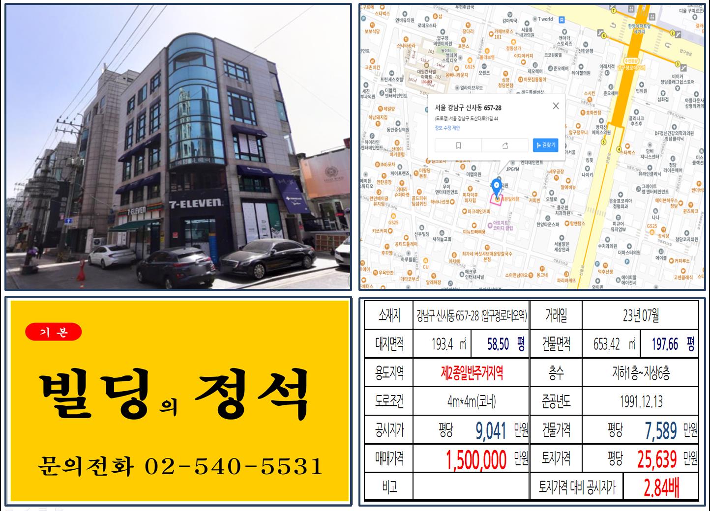 강남구 신사동 657-28번지