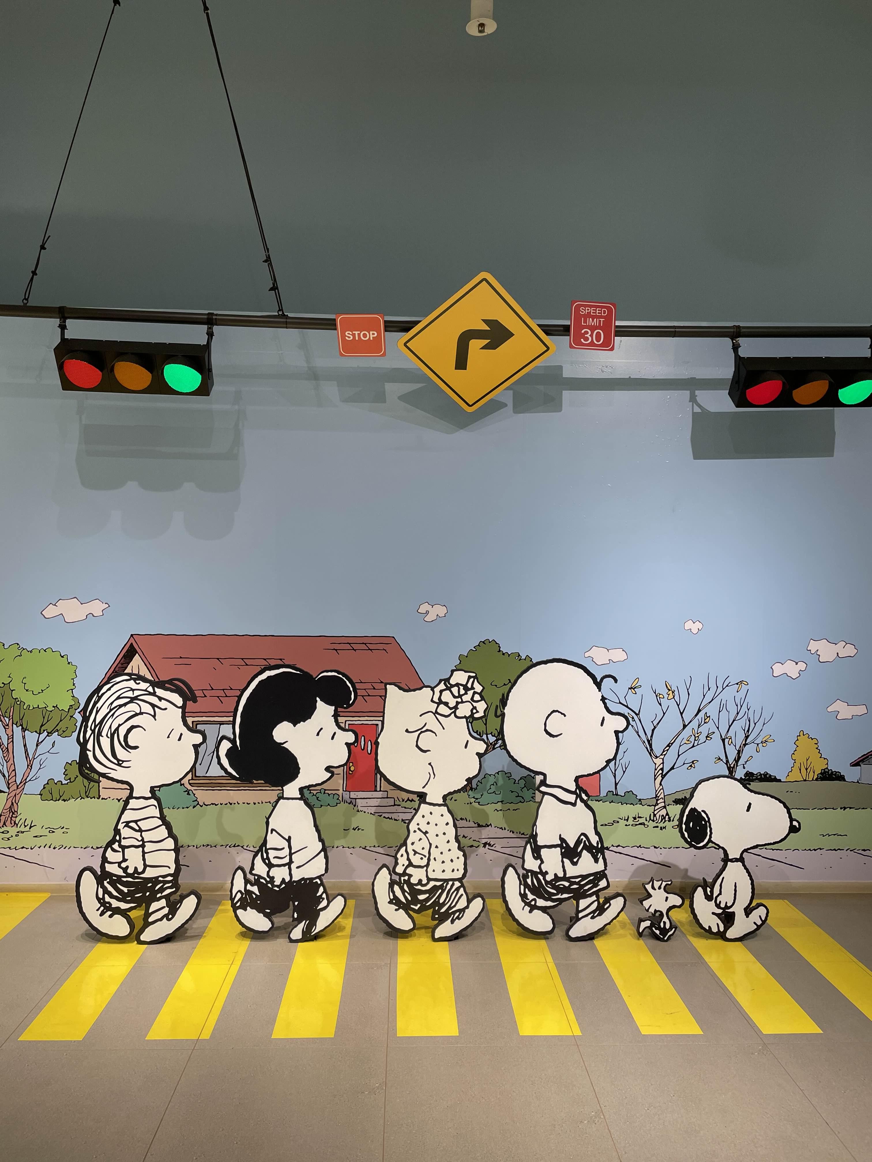 스누피 전시 사진