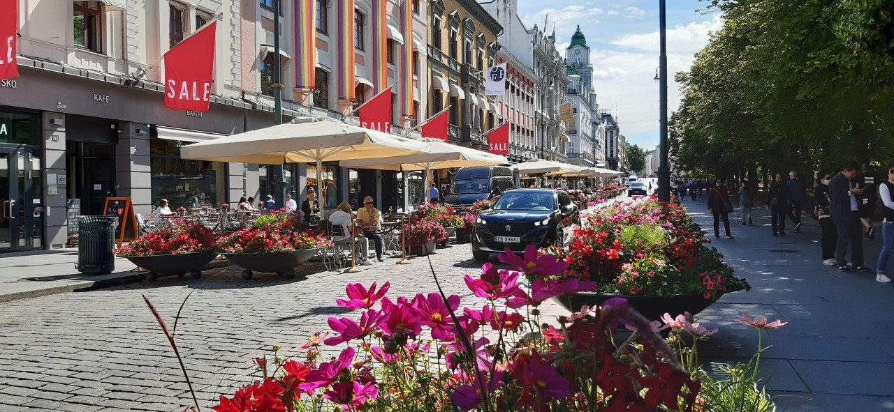 오슬로 거리 모습