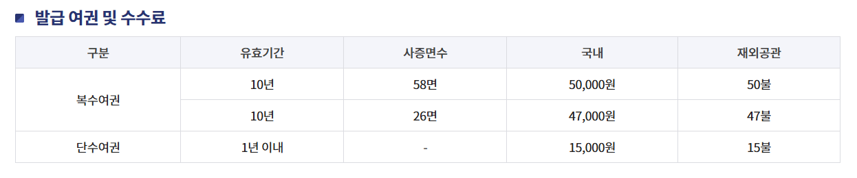 여권 재발급 온라인 신청방법 신청비용 신청후기