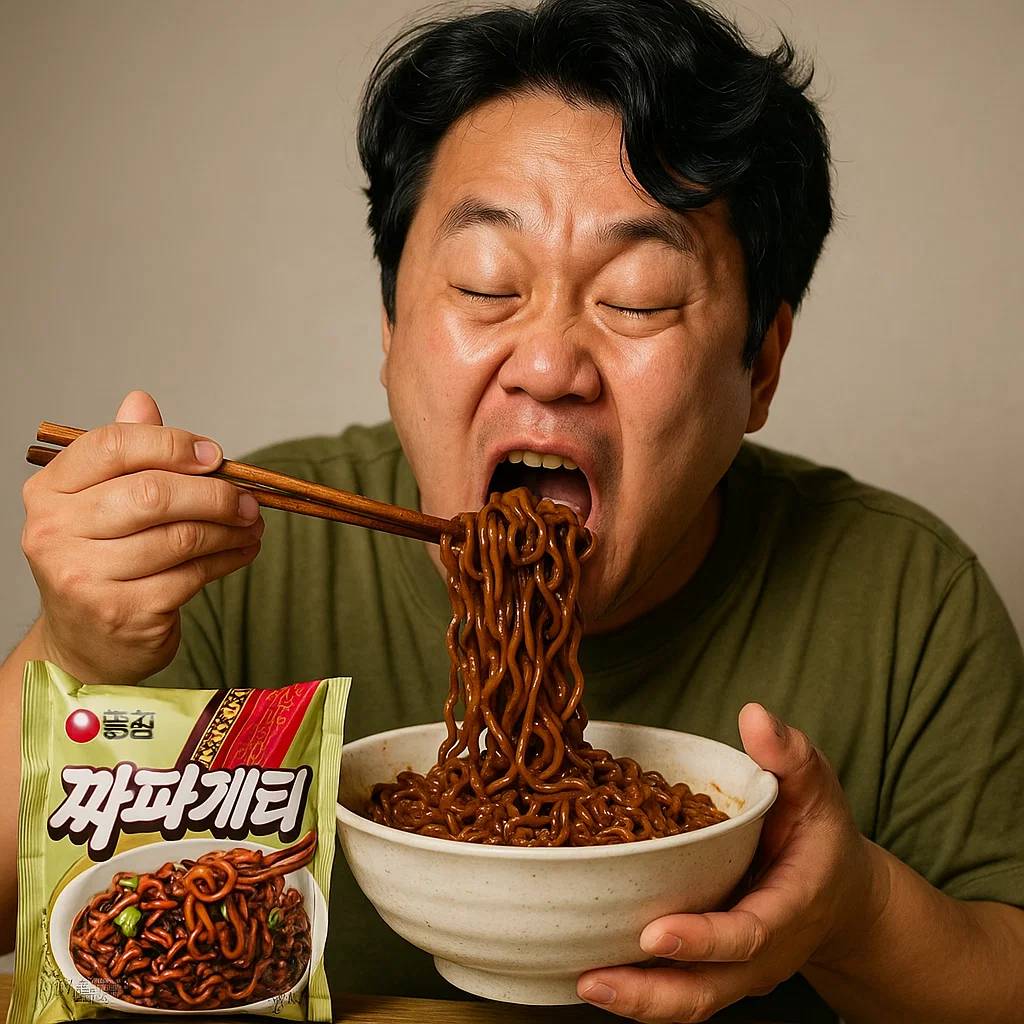 윤남노 짜파게티 먹방 이미지