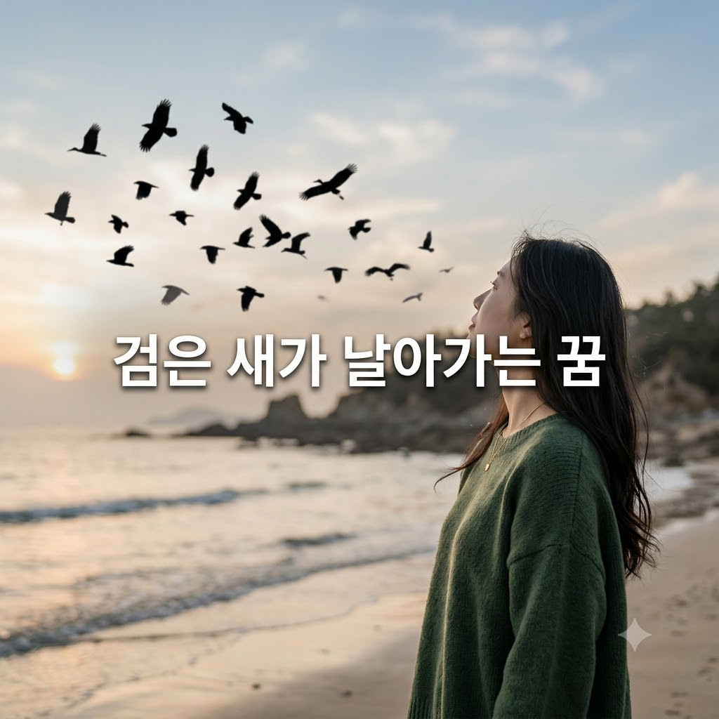 검은 새가 날아가는 꿈