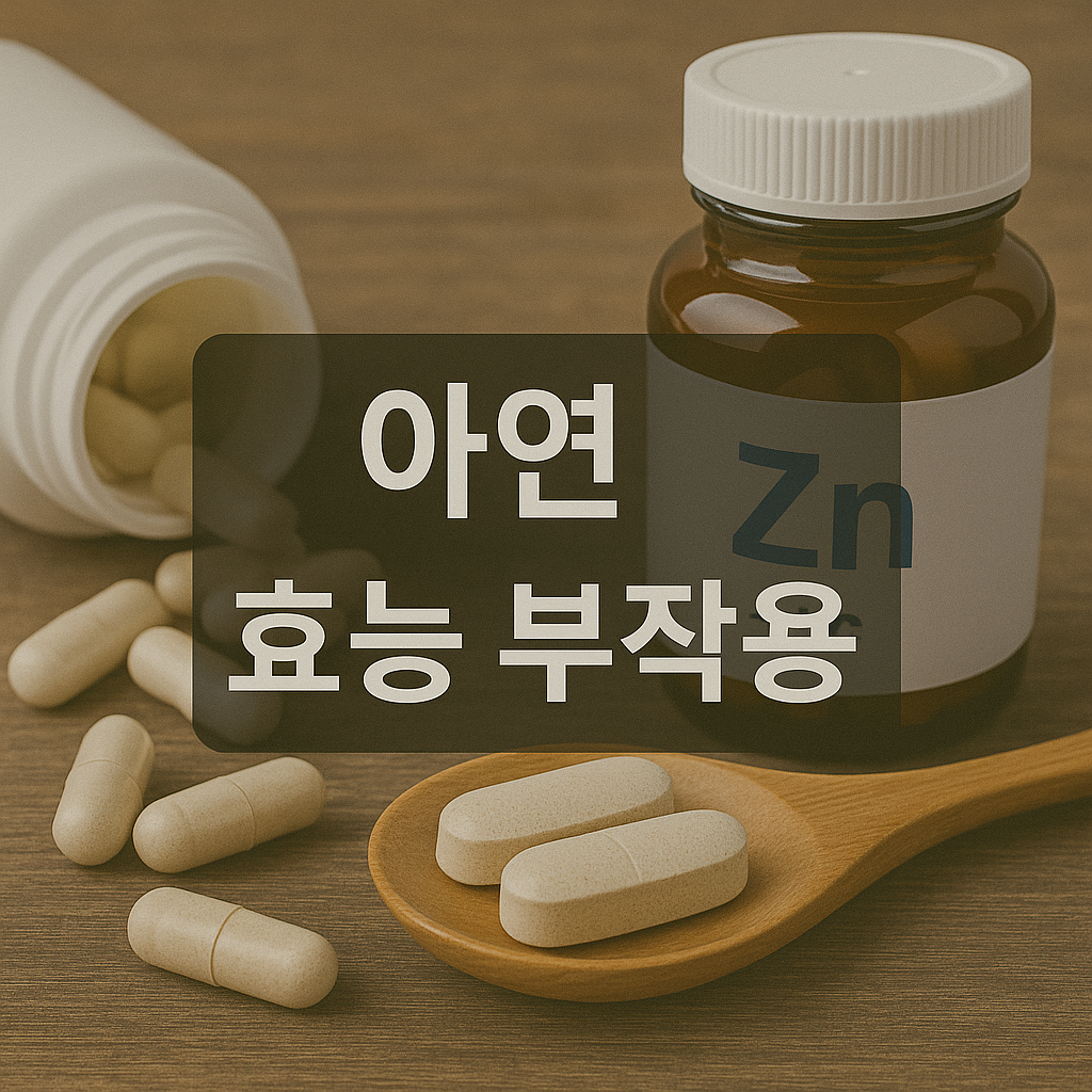 아연 효능 부작용
