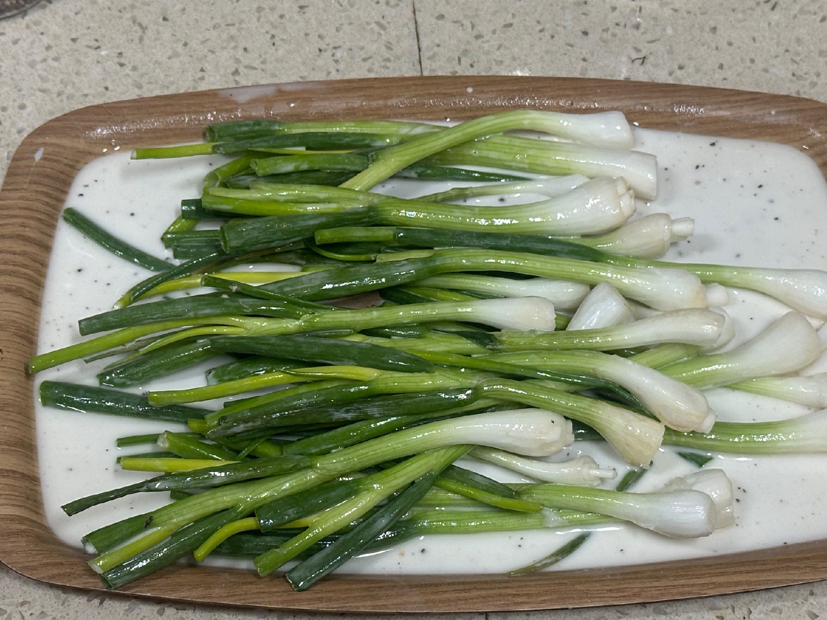 쪽파전 레시피, 팬에 부치기(1)