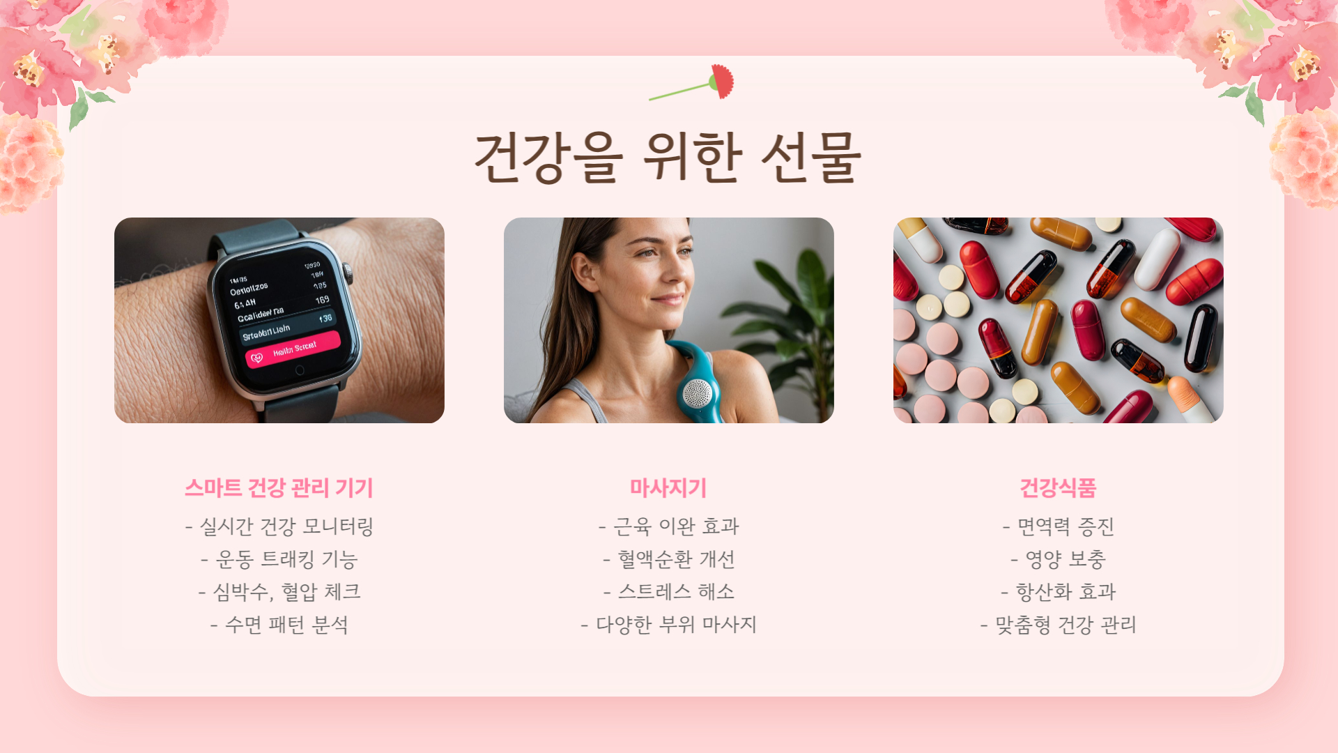 부모님을 위한 어버이날 선물 추천 가이드