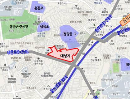 동대문-청량리동-신통기획-후보지