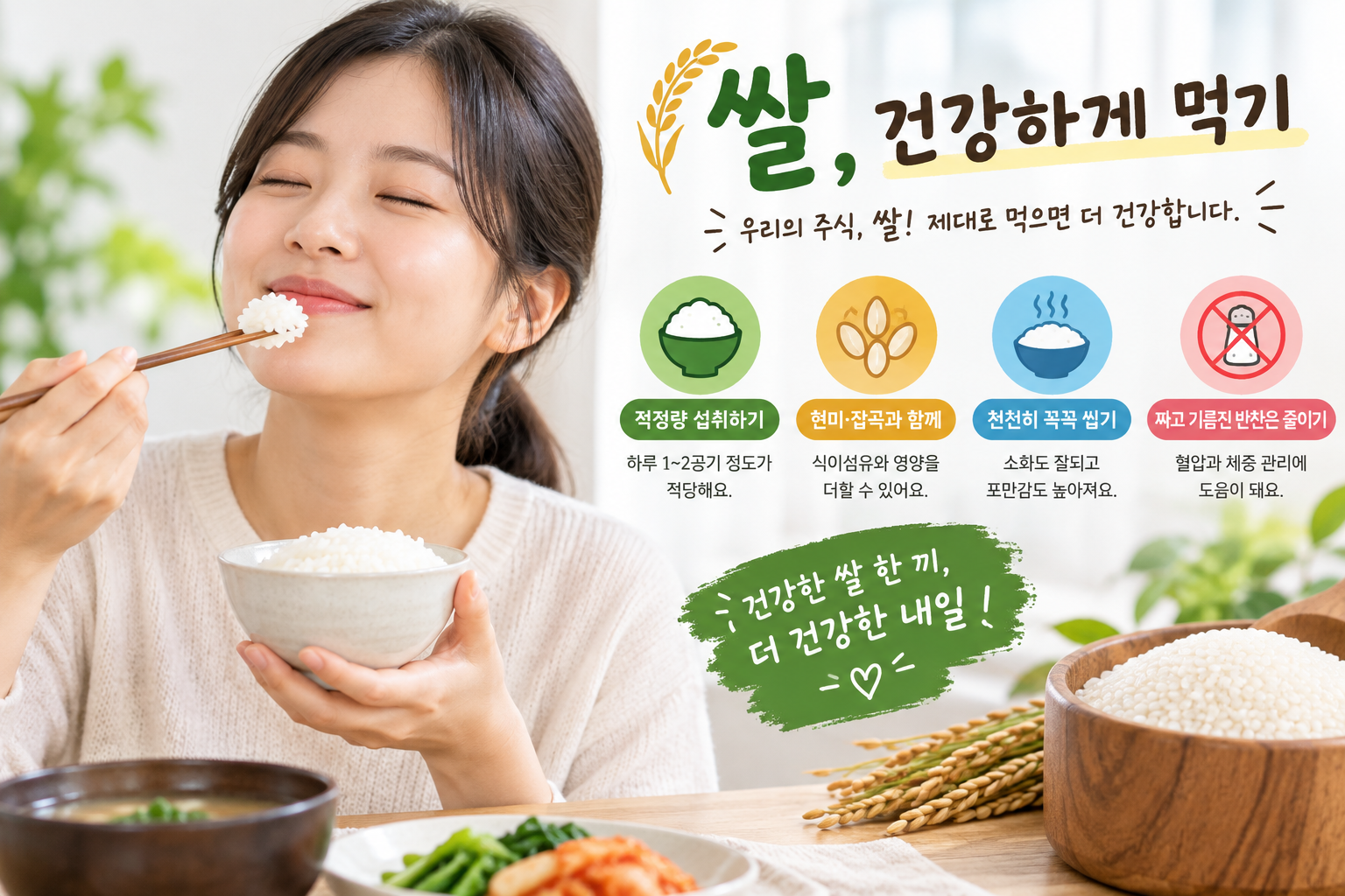 쌀 건강하게 먹기