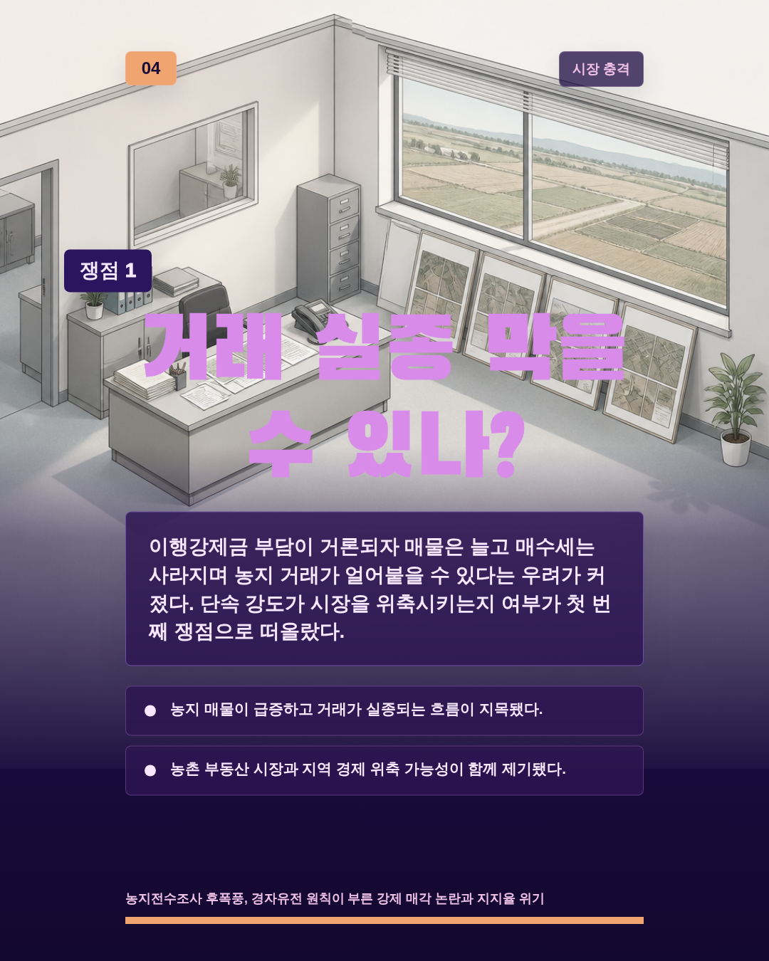 거래 실종 막을 수 있나?