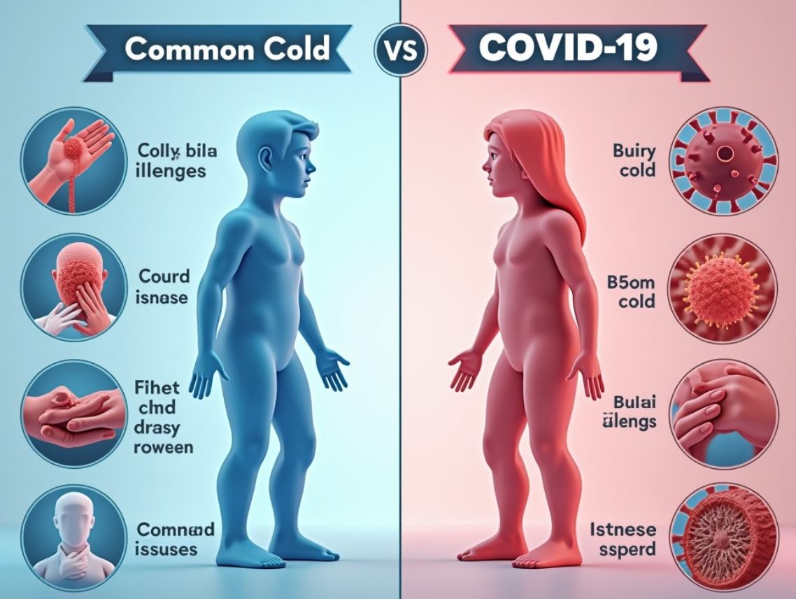 감기와 코로나 증상비교
