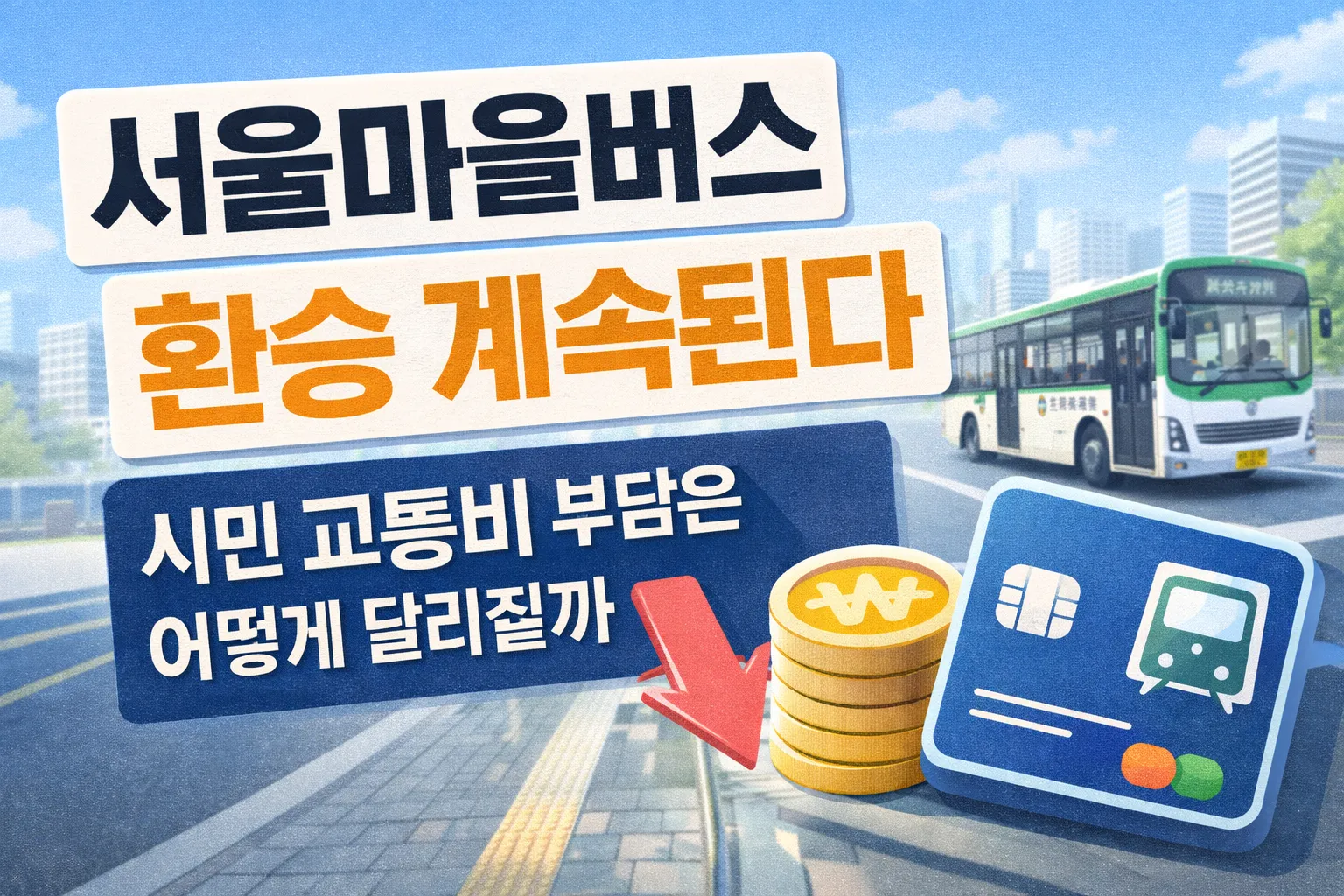 서울 마을버스 환승 계속된다