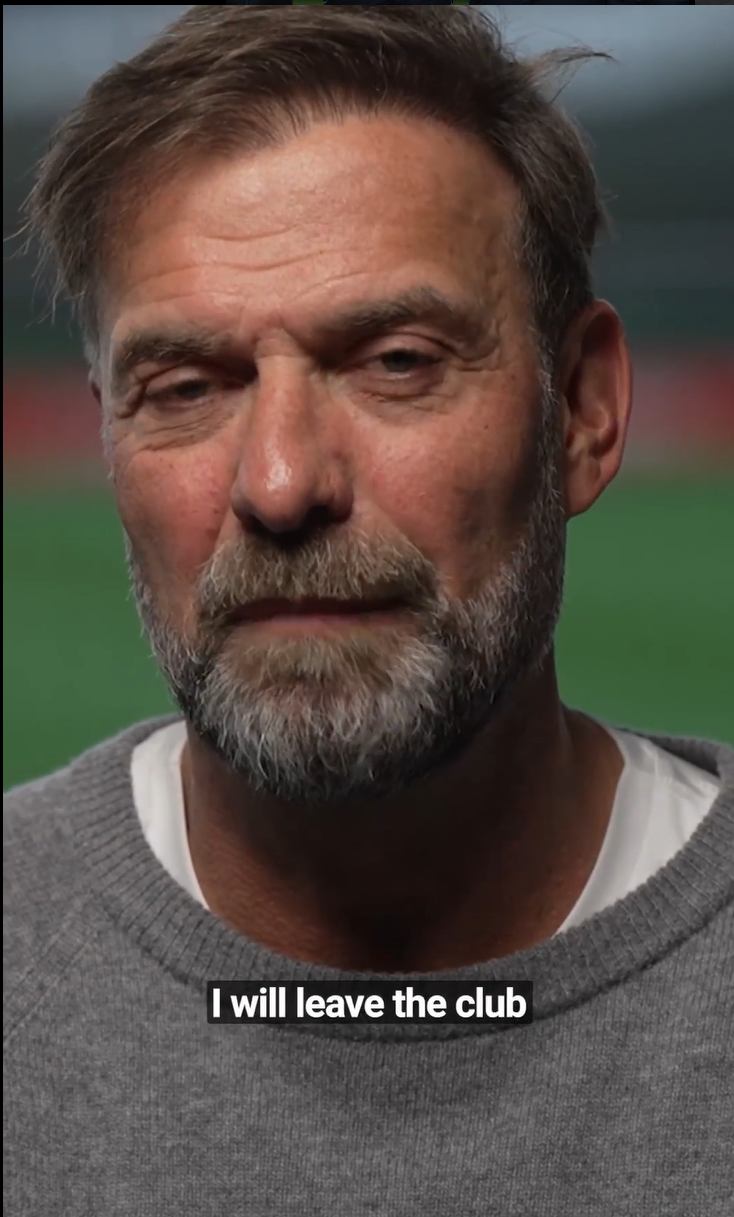 리버풀을 떠나는 클롭