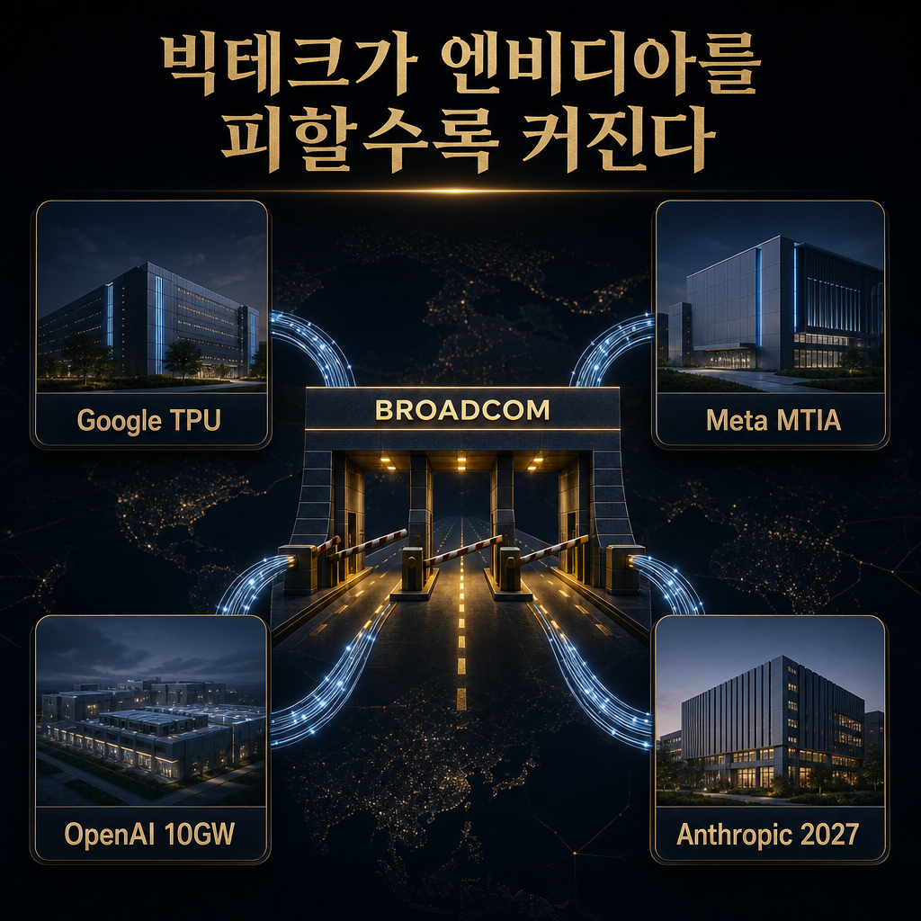 빅테크 자체 칩 전략과 브로드컴