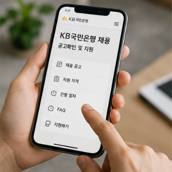 국민은행 하반기 채용 지원 전 준비할 것