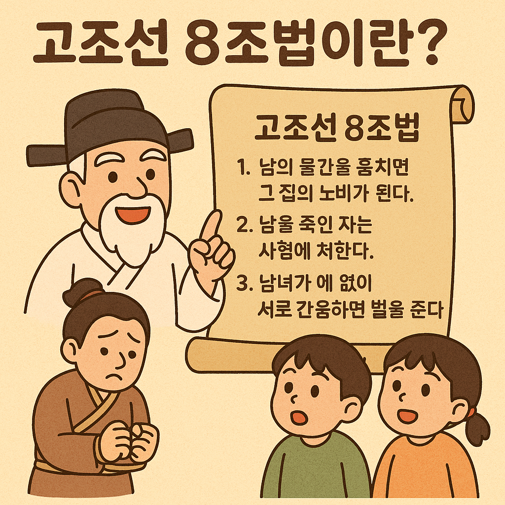 고조선 8조법이란? 아주 오래된 우리나라 첫 번째 법 이야기