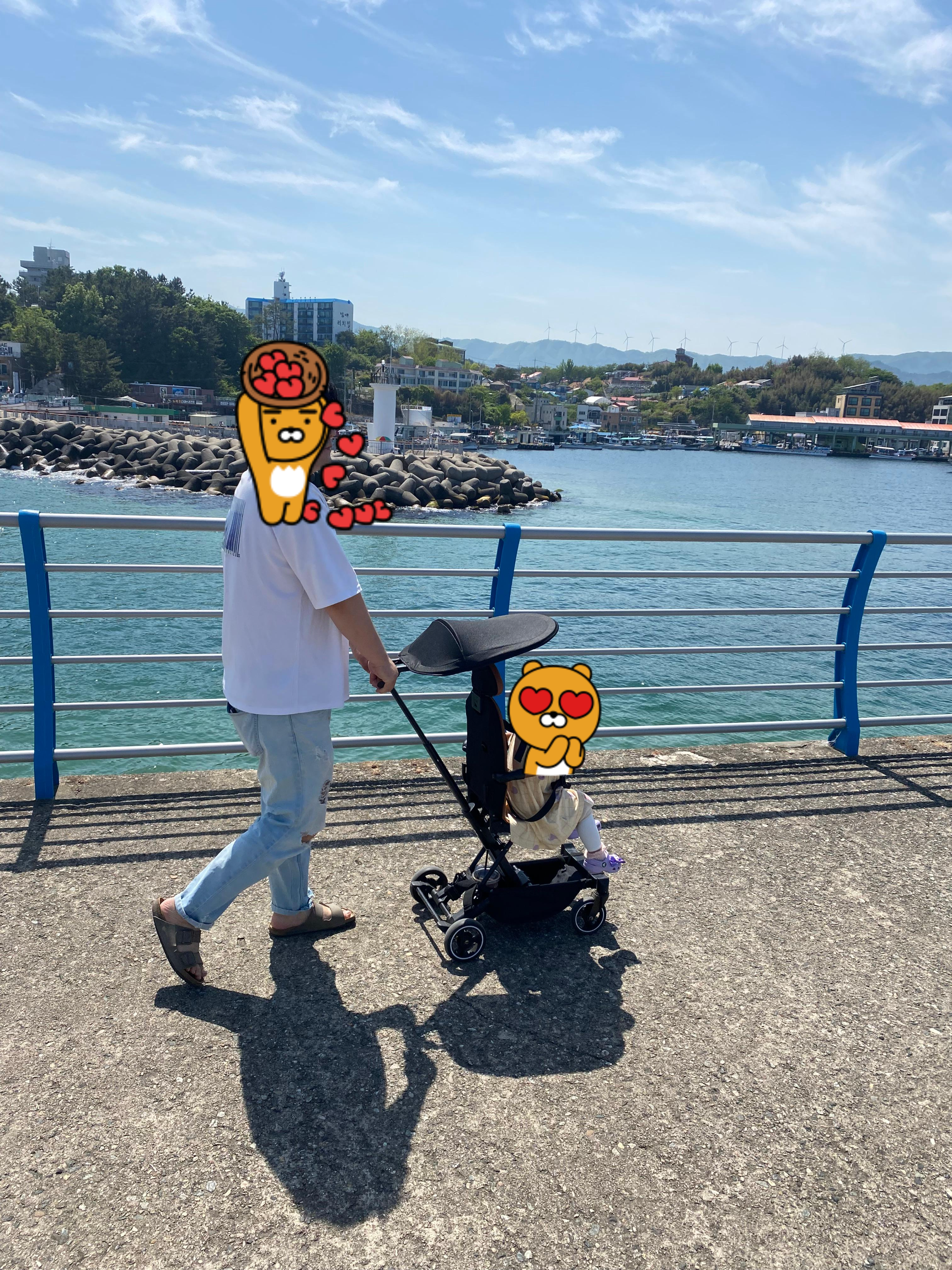 강원 양양 남애항 산책