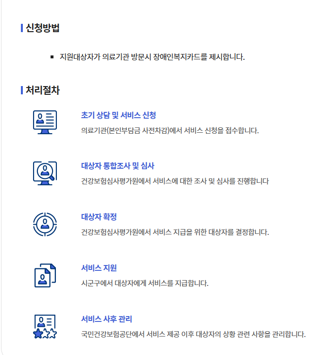 장애인의료비지원신청바로가기