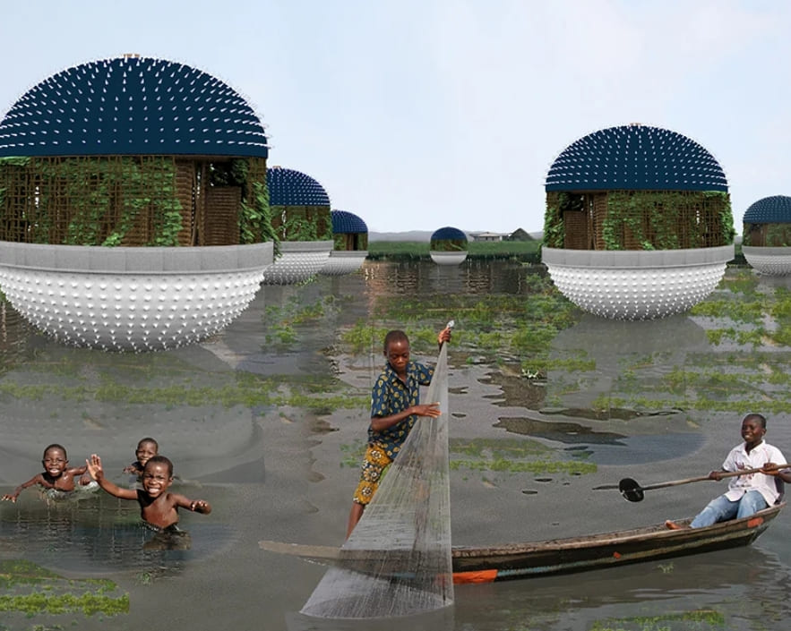 복어 닮은 해수면 상승에 적응하는 스마트 하우스 시스템 VIDEO: sajjad navidi proposes a system of smart houses that adapts to rising sea levels