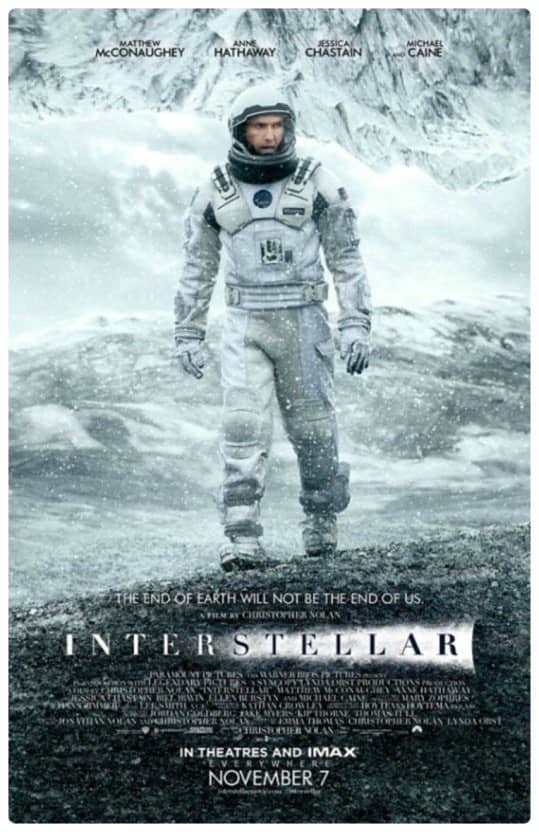 영화 인터스텔라 포스터