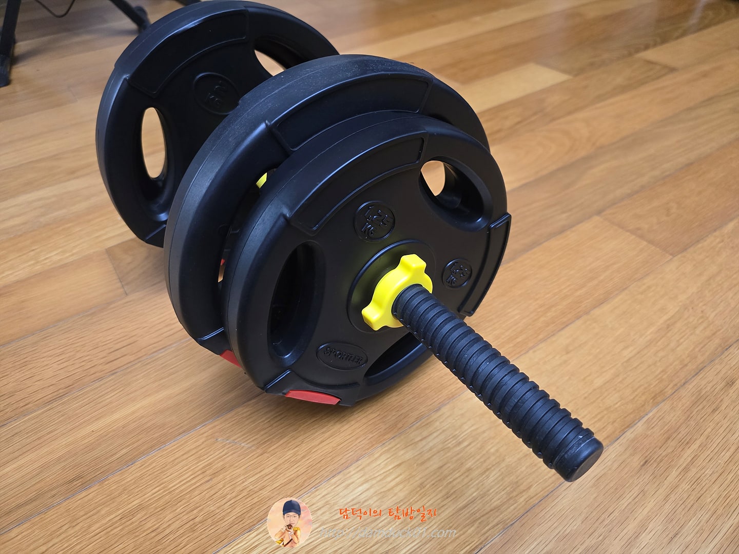 스포틀러 무게조절 덤벨 바벨 세트&amp;#44; 30kg&amp;#44; 1세트