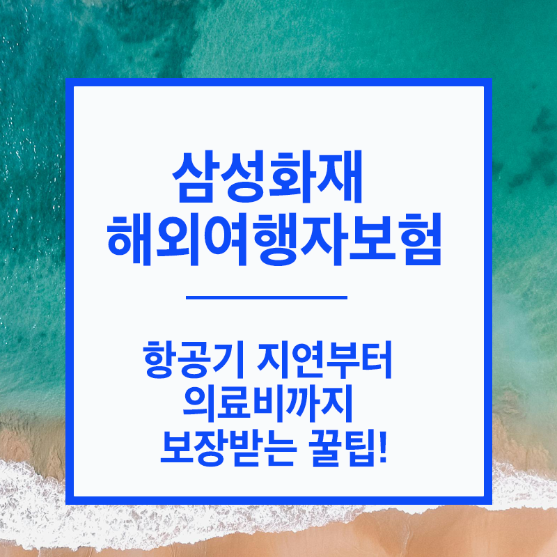 삼성화재 여행자 보험 완벽 가이드