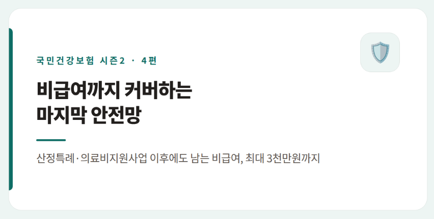 재난적의료비 지원사업 총정리