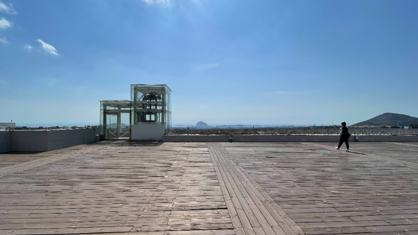 본태미술관 제4관 건물 옥상