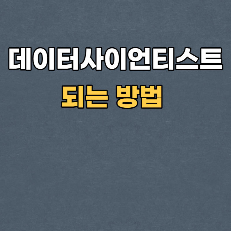 데이터사이언티스트
