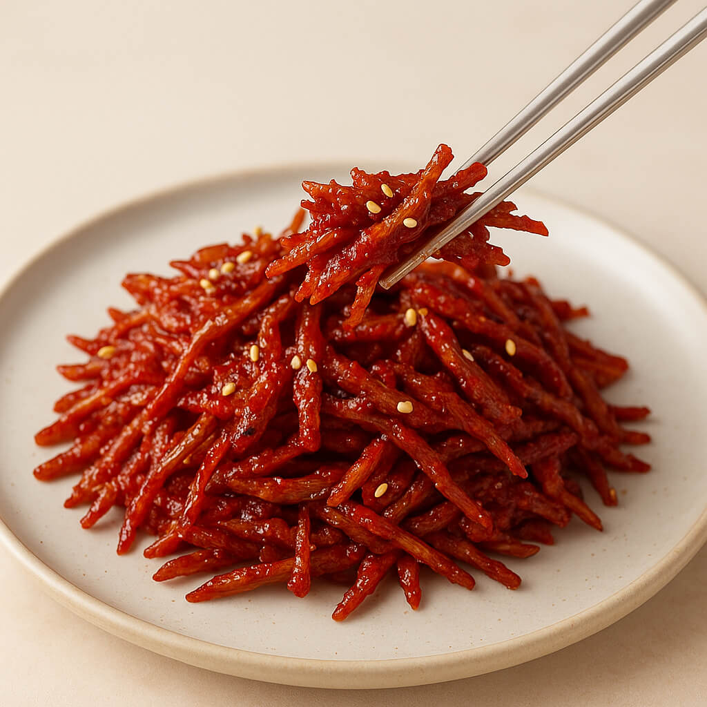 젓가락으로 먹는 고추장 멸치볶음