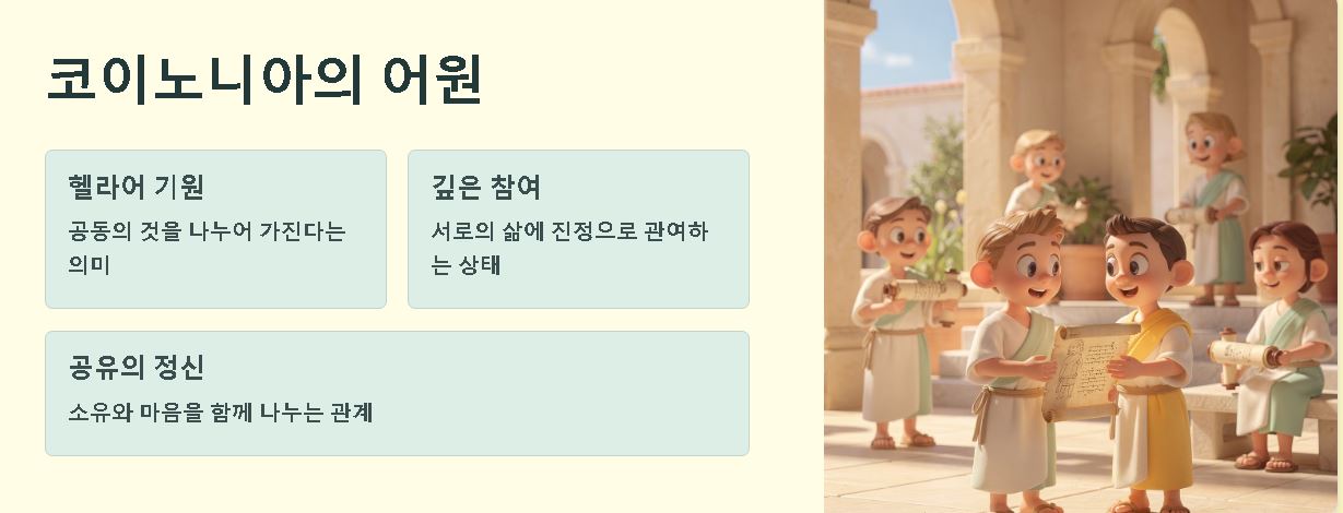 코이노니아의 뜻