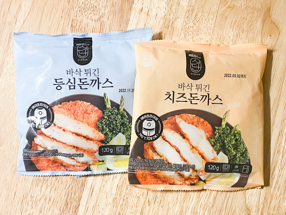 허닭 식단 허경환 돈까스 등심, 치즈