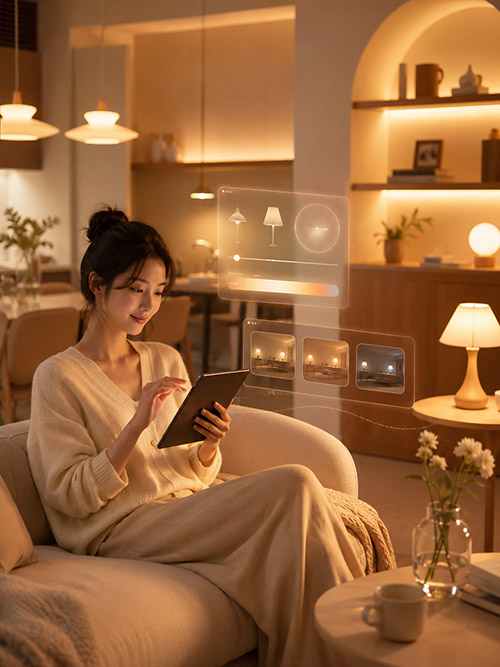 사용자의 생활 패턴과 기분에 맞춰 조명을 제어하는 AI 스마트 라이팅