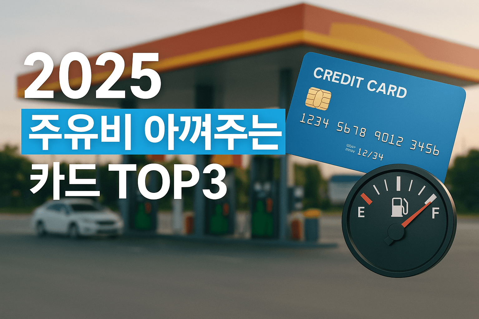 주유비 할인 많이 되는 카드 TOP3