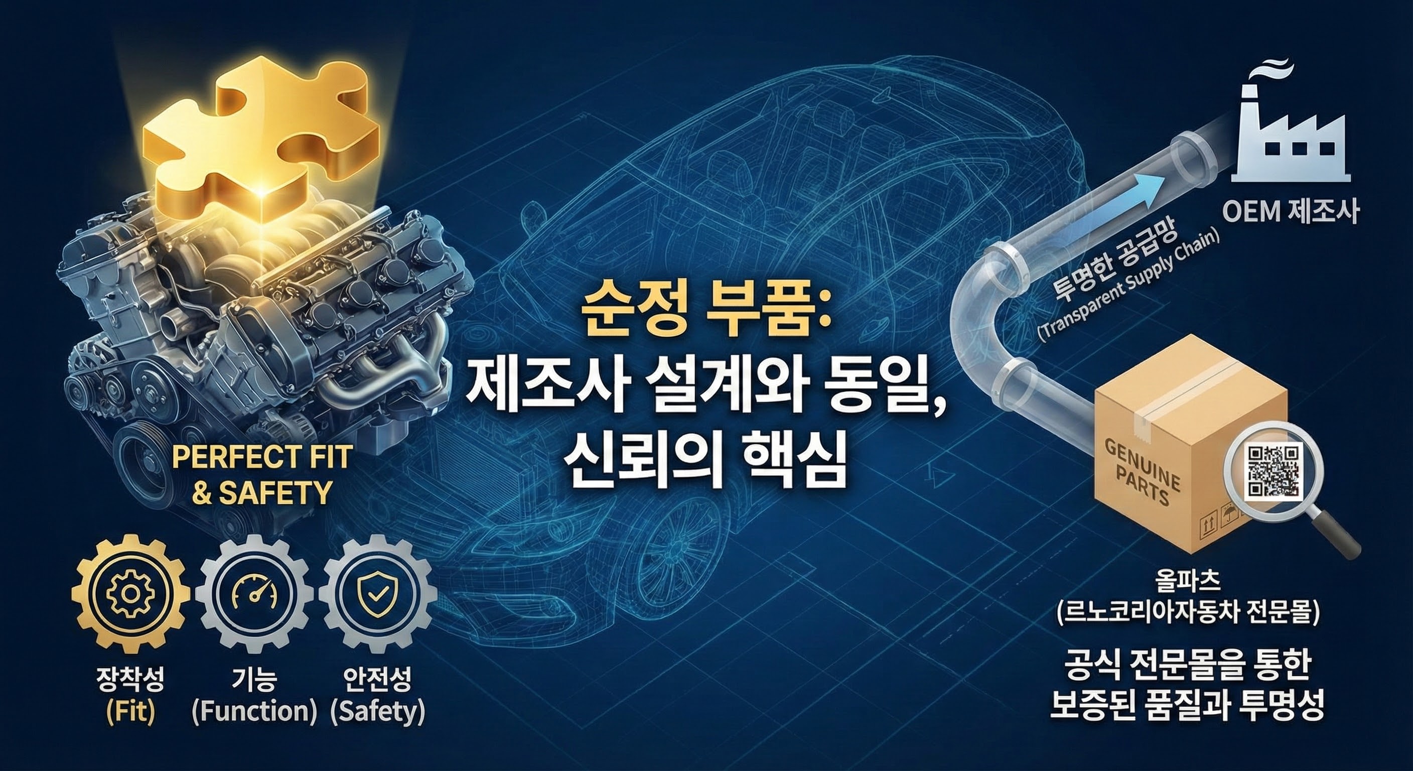 순정 부품의 정의와 신뢰성의 중요성