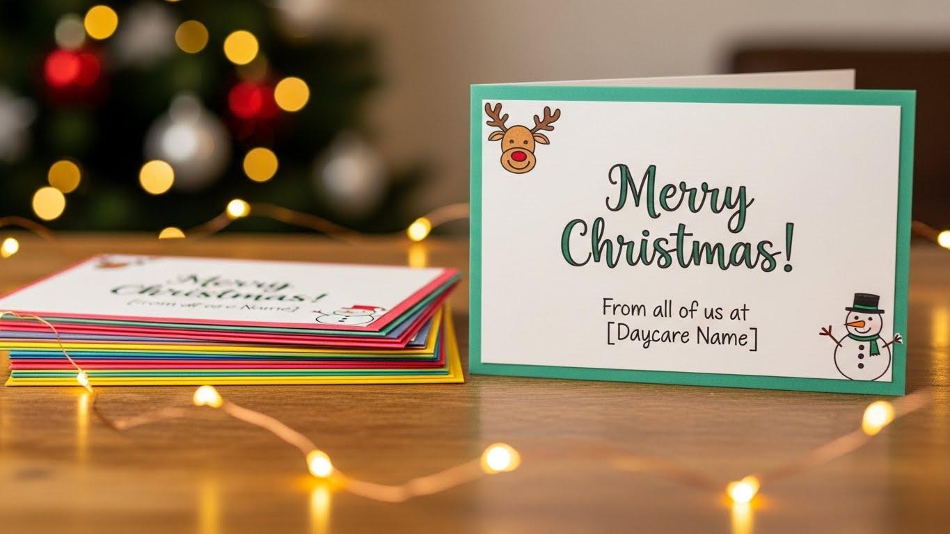 어린이집 크리스마스 카드 문구