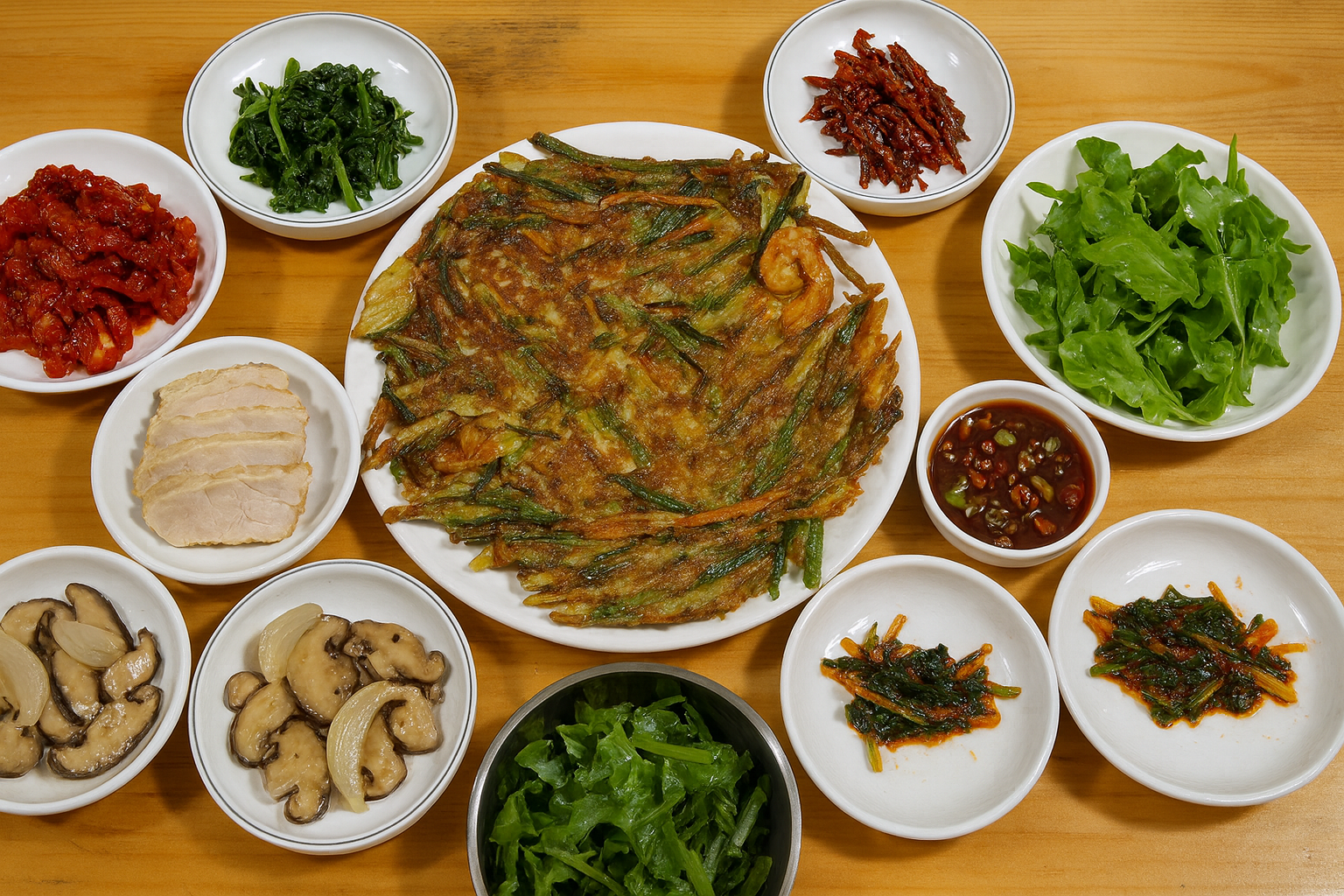 논산 선자 할매의 도토리묵 밥상