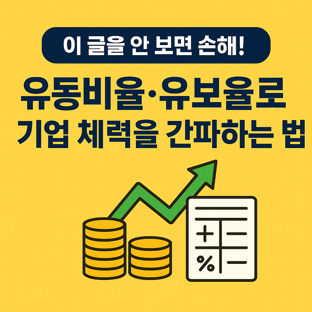 유동비율·유보율로 기업 체력을 간파하는 법