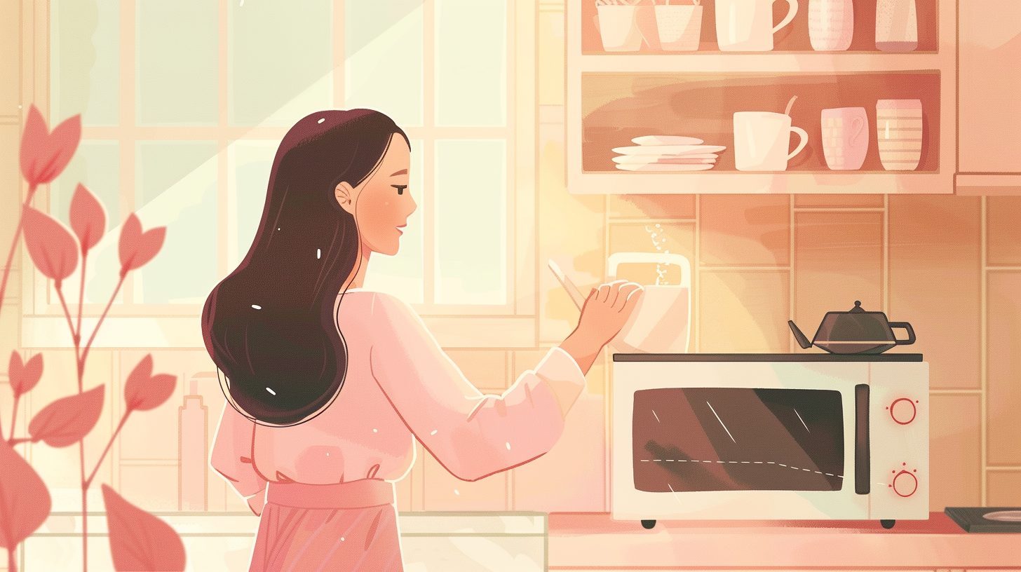 전자레인지 청소 방법