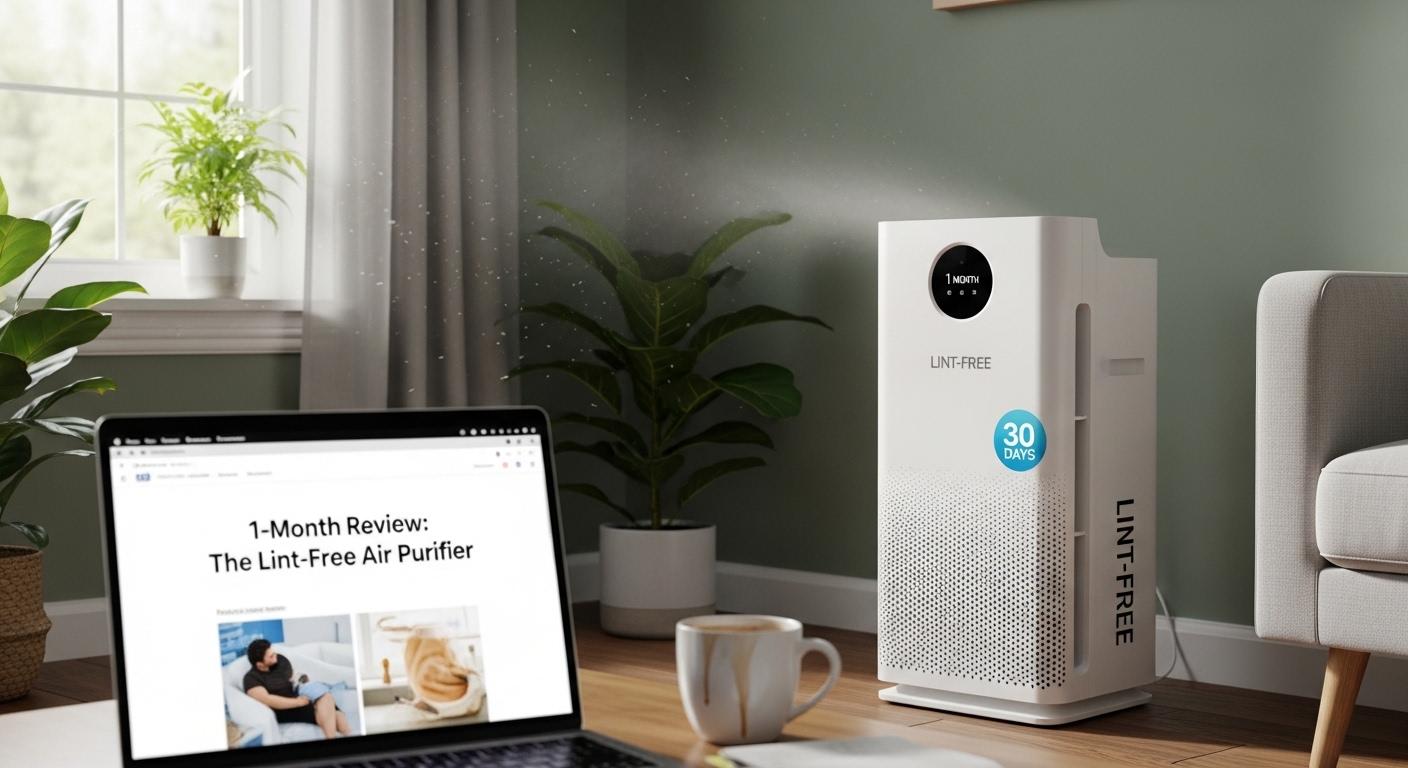 털날림 대형 공기청정기 1달 사용 후기