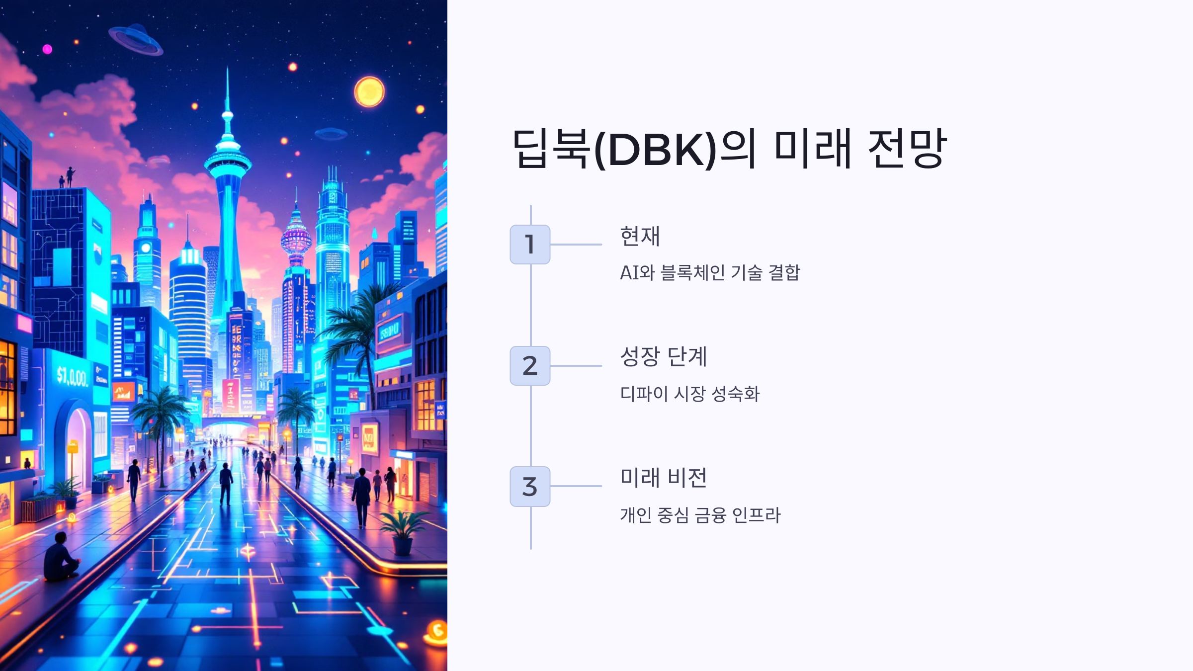 🌐딥북 코인(DBK), AI와 블록체인의 만남!