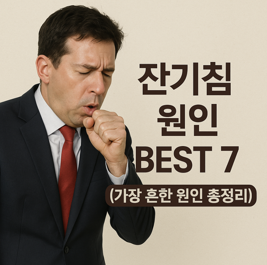 잔기침 원인 BEST 7 (가장 흔한 원인 총정리)