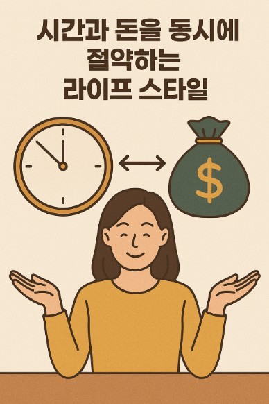 시간과 돈을 동시에 절약하는 라이프 스타일