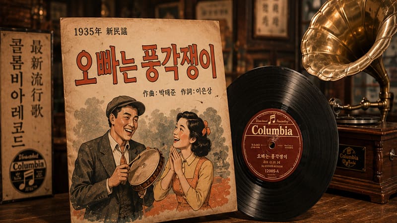 <img src="oppa-punggakjaengi-cover.jpg" alt="1930년대 오빠는 풍각쟁이 음반과 축음기를 표현한 이미지">