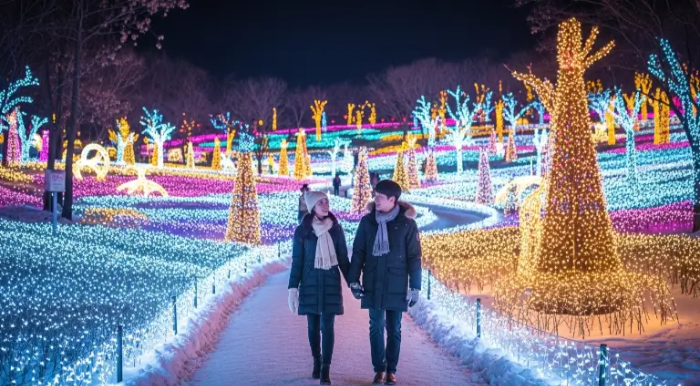 불빛-연인-크리스마스