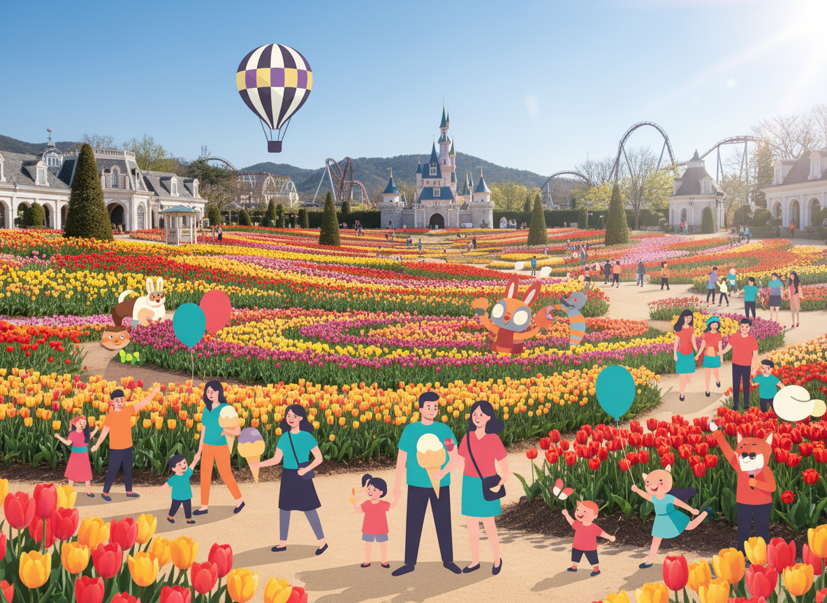 2026 용인 에버랜드 튤립축제 예약 예매 기간 가격