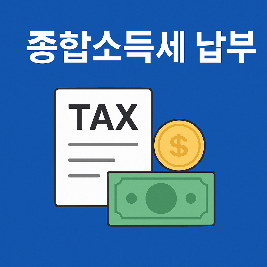 종합소득세 납부 사진