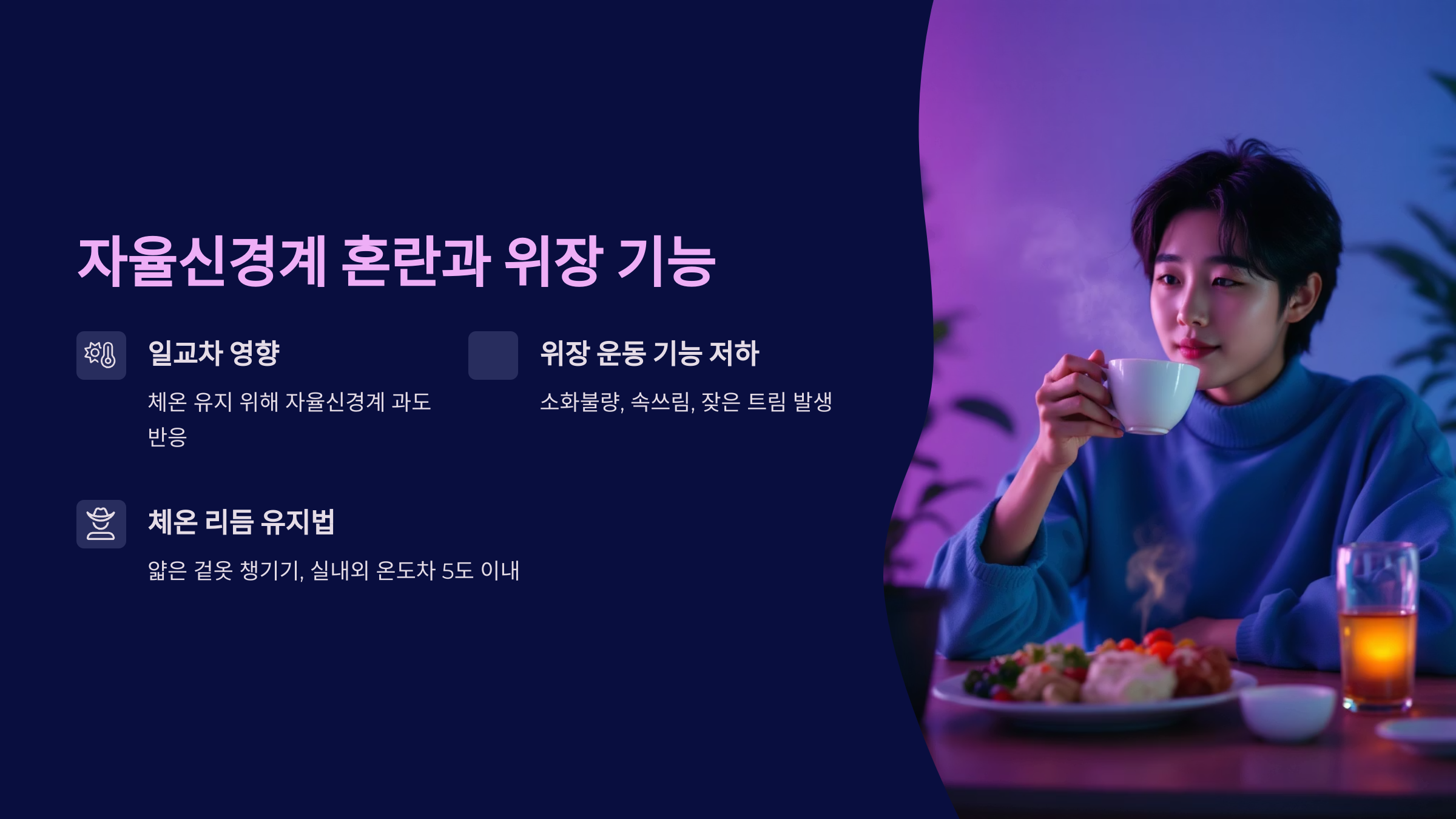 자율신경계 혼란과 위장 기능