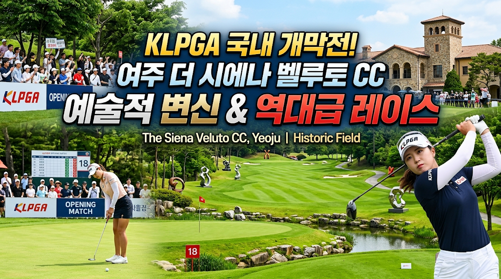 KLPGA 국내 개막전 여주 더 시에나 벨루토CC 중계 상금 라인업 완벽 가이드