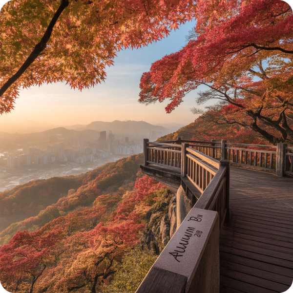 2025 부산 단풍명소 절정시기 가상 이미지