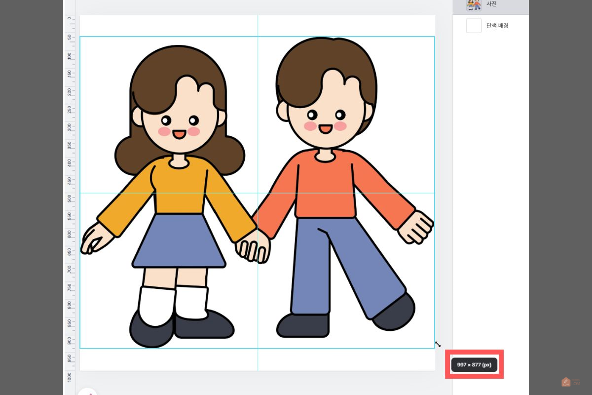 업로드된-일러스트를 클릭해서-사이즈-확인